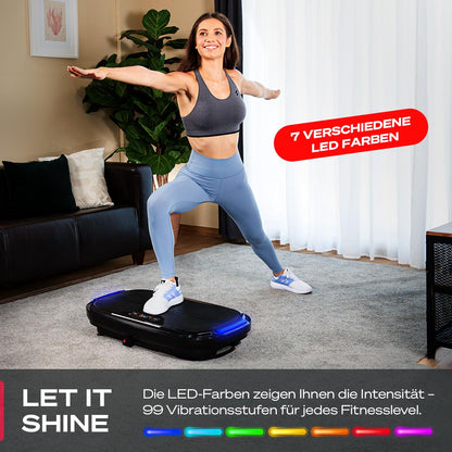 Sportstech VP275 Vibrationsplatte 3D - Ganzkörper Heimtraining