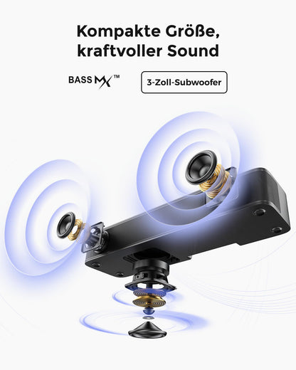 ULTIMEA Poseidon M20 Pro 2.1 Soundbar mit integriertem Subwoofer