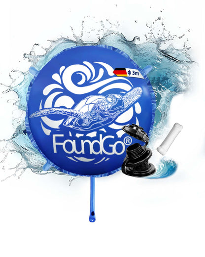 FoundGo Poolkissen Winter Überwinterungskissen XXL Ø4m – 0.4mm