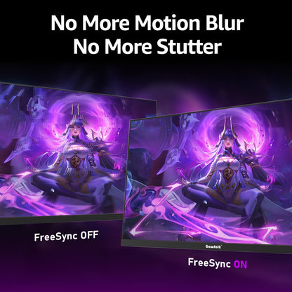 Gawfolk Gaming Monitor 27 Zoll QHD 120Hz IPS – Schwarz