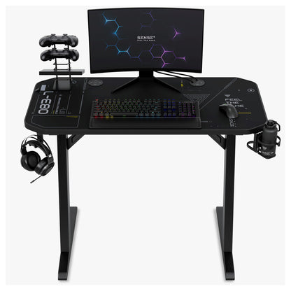 SENSE7 Nomad Cybernetic Gaming PC Schreibtisch 100x50 cm