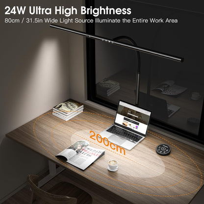 EYOCEAN LED Monitor Klemmleuchte 80cm – Dimmbar Gestensteuerung