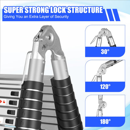 Profi Teleskopleiter Mehrzweckleiter - Aluminium 5M