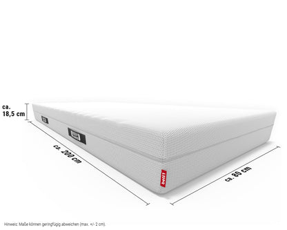 bett1 BODYGUARD Anti-Kartell-Matratze 80x200 cm mittelfest/fester