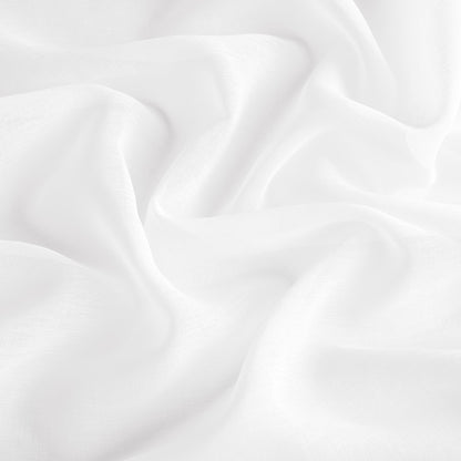 PONY DANCE Extra Breite Voile Gardine - Weiss, 750x245 cm