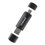 Intenso Flex Line USB-Stick 256 GB, USB-C & USB-A, Schwarz – Dual-Stick mit Aluminiumgehäuse