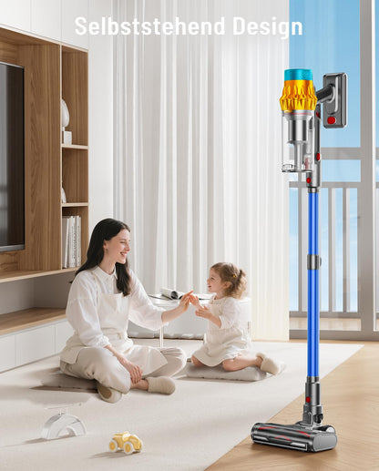 AIDTIPS T18 Akku-Staubsauger kabellos, 600 W, 50 kPa Saugkraft