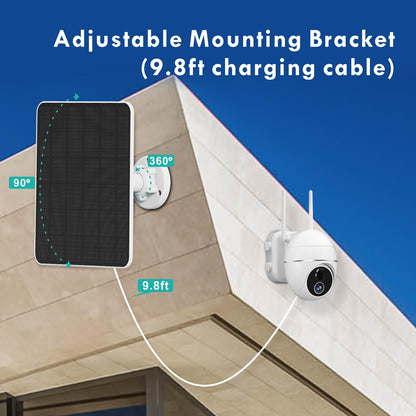 EverExceed 6W Solarpanel für Akku-Überwachungskameras, 2er-Set