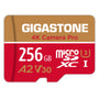 GIGASTONE MicroSDXC Speicherkarte 256GB, UHS-I U3 V30 mit SD-Adapter