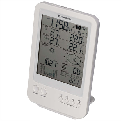 Bresser 5-in-1 Funkwetterstation - Weiss