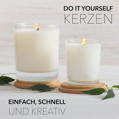 BwLights Paraffinwachs Granulat zum Kerzen giessen – 10kg Weiss