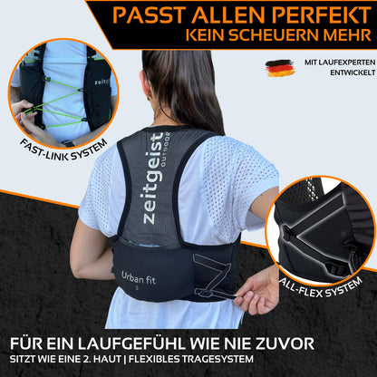 zeitgeist OUTDOOR Urban Fit 2 Laufweste 2 L für Damen und Herren