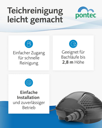 Pontec PondoMax Eco 8000 Teich Filter- & Bachlaufpumpe