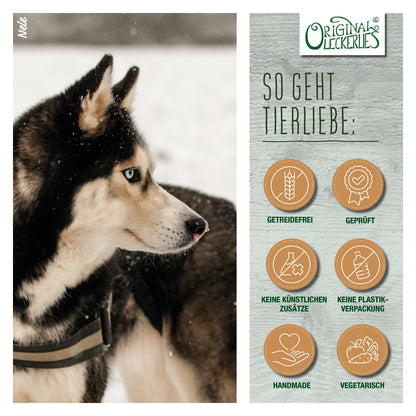 Original Leckerlies Gemüse-Flocken für Hunde, getreidefrei, 5 kg