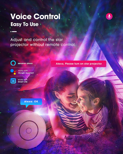 SUPPOU SK20 LED Sternenhimmel Projektor, Smart Nachtlicht mit WLAN