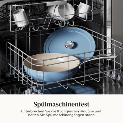 Redchef Keramik Pfannenset Induktion 20/24/28cm - Blau
