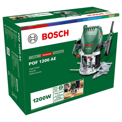Bosch POF 1200 AE Oberfräse - 1200W, variable Drehzahl