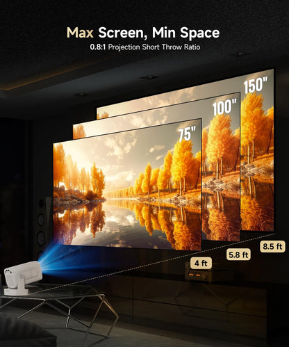 Magcubic HY310 Mini Beamer 1080P Autofokus tragbarer Smart Projektor