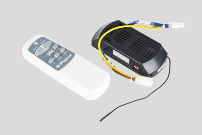 Pepeo Melton Deckenventilator mit Beleuchtung – Weiss, 132cm