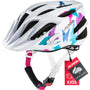 Alpina FB JR. 2.0 Kinder-Fahrradhelm white-butterfly 50-55 cm mit Belüftungsöffnungen