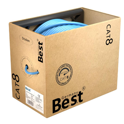 ProLine CAT 8 Netzwerkkabel Verlegekabel S/FTP LSZH - 200M