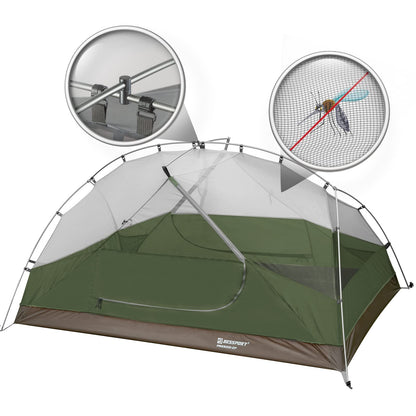 Bessport Camping Zelt 2 Personen - Ultraleicht, 4 Jahreszeiten