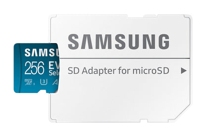 Samsung EVO Select 2024 microSD-Karte 256 GB mit SD-Adapter
