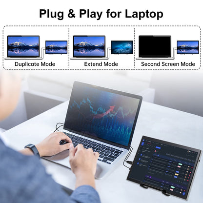 HAMTYSAN Raspberry Pi Touchscreen Monitor 10.1 Zoll 1024x600 IPS