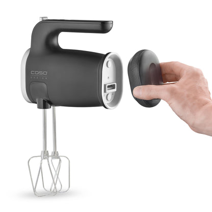CASO Click & Mix Kabelloser Handmixer, 8 Stufen, mit Akku