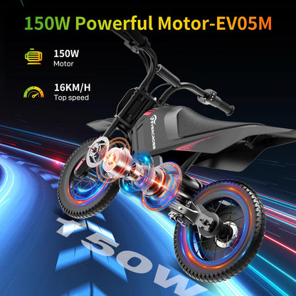 EVERCROSS EV05M Elektromotorrad Kinder 12 Zoll – 150W