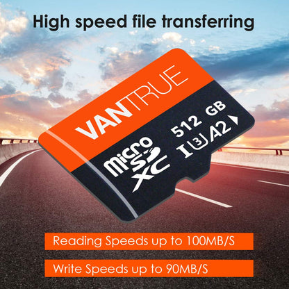 VANTRUE microSD Speicherkarte - 512GB UHS-I U3 4K
