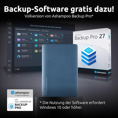 Intenso Memory Safe 2 TB Externe Festplatte 2,5 Zoll USB 3.2