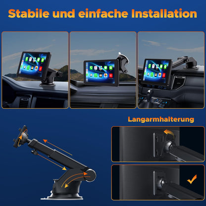 Volam Wireless Carplay Android Auto Display 7 Zoll Touchscreen