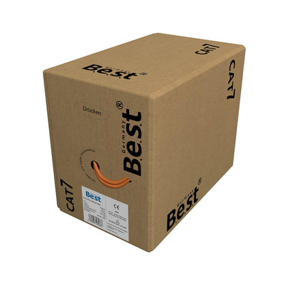 Germany Best CAT 7 Duplex Verlegekabel S/FTP LAN Kabel 100m