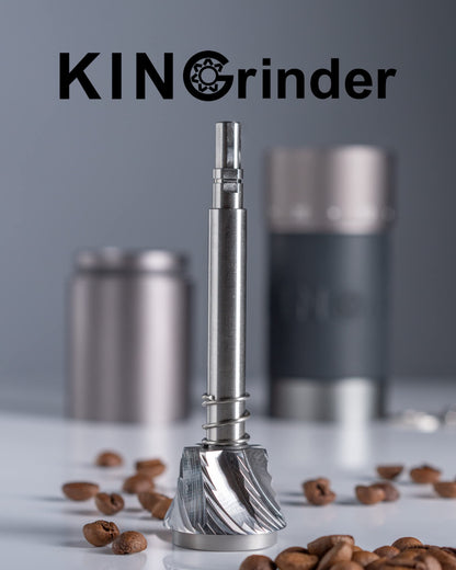KINGrinder K6 Manuelle Kaffeemühle - 200 Mahlgrade Espresso & Filter