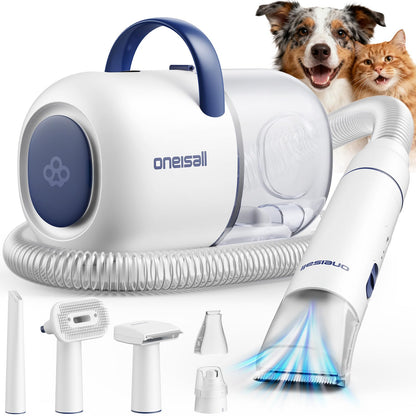 oneisall Hundeschermaschine mit Staubsauger PG08 für Hund und Katze