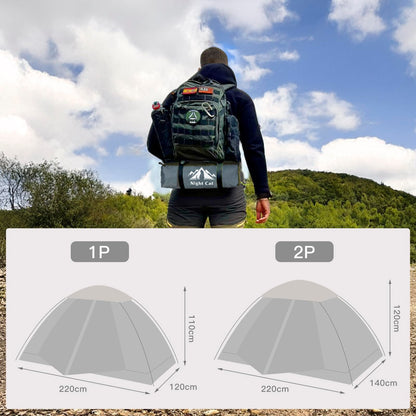 Night Cat ZP-30-1P Campingzelt für 1 Person, wasserdicht, 2 kg