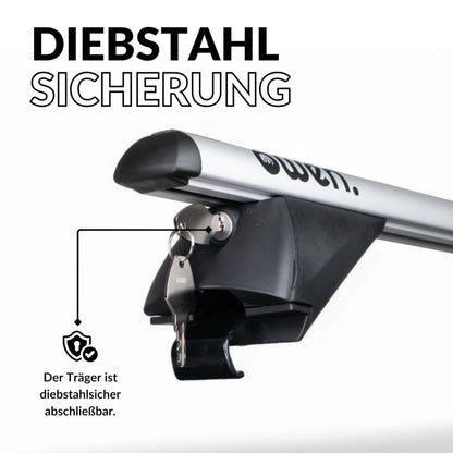 Owen 3.0 Dachträger Universal 120cm - Bündige Reling