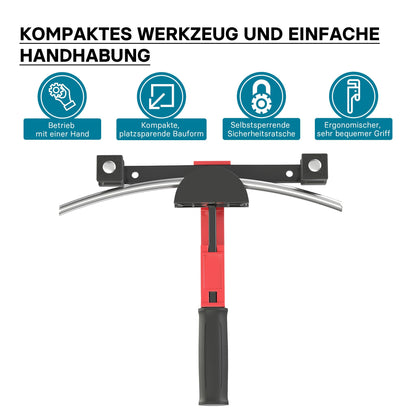 Wiltec Rohrbiegemaschine manuell 14-32mm - Biegeradius bis 90 Grad