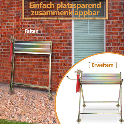 Vigevee Sägebock mit Kettensägenhalterung, klappbar, bis 150 kg