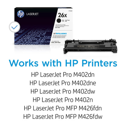 HP 26X Toner Schwarz - Laserdrucker