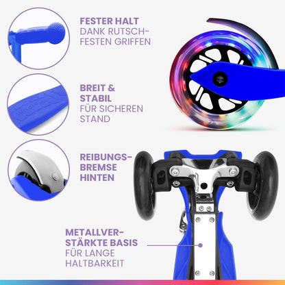 Fun Pro ONE Kinderroller – LED Räder, faltbar, ab 3 Jahren