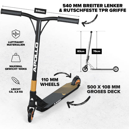 Apollo Genesis Pro X Competition High End Stunt Scooter