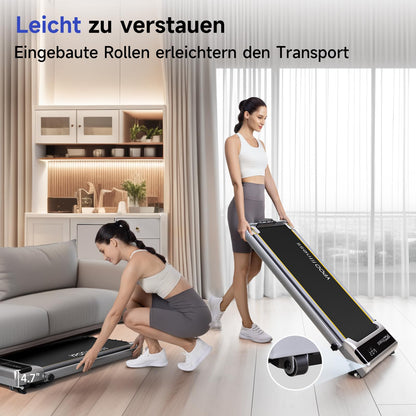 YPOO Laufband Walking Pad – klappbar mit Steigung für Zuhause und Büro