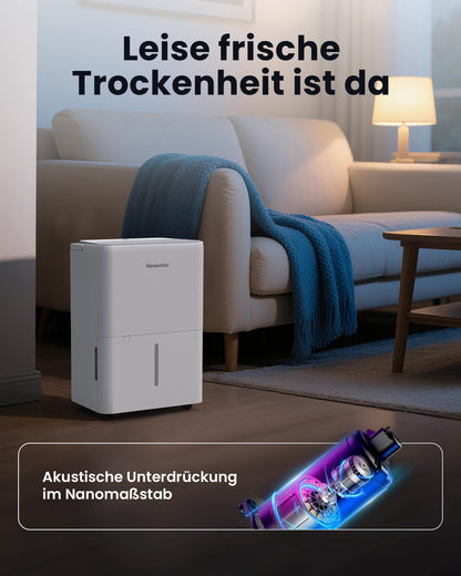 Newentor Luftentfeuchter elektrisch 12L für Raum & Keller