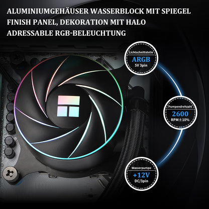 Thermalright AQUA ELITE CPU-Wasserkühler - 360 ARGB