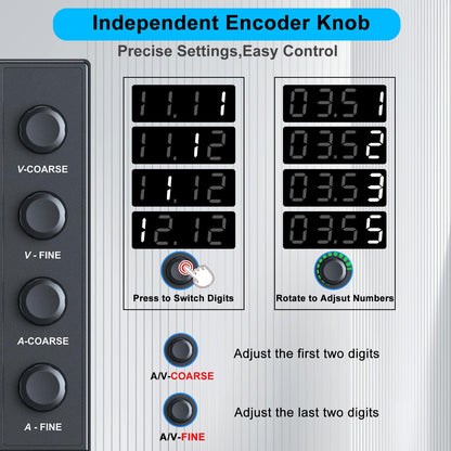 WANPTEK POWER DC Labornetzteil digital regelbar 30V 10A