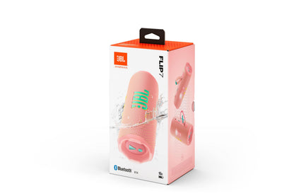 JBL Flip 7 Bluetooth-Lautsprecher, tragbar, wasserdicht, Rosa