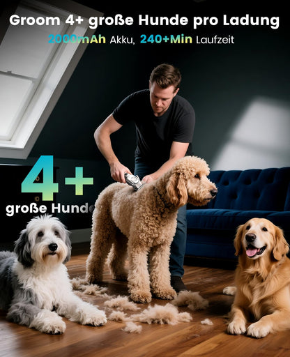 oneisall 4-in-1 Hundeschermaschine PC15 mit Pfotentrimmer