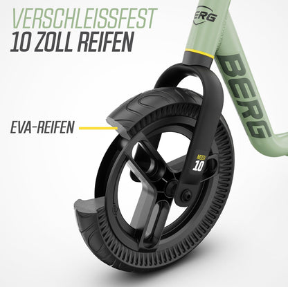 Berg MOOV 10 Zoll Laufrad für Kinder ab 2 Jahren - Grün